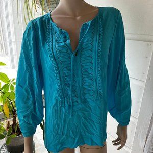 Azure blue shirt - DIANE VON FURSTENBERG